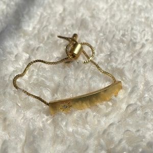 Gold Plated Adjustable Bracelet